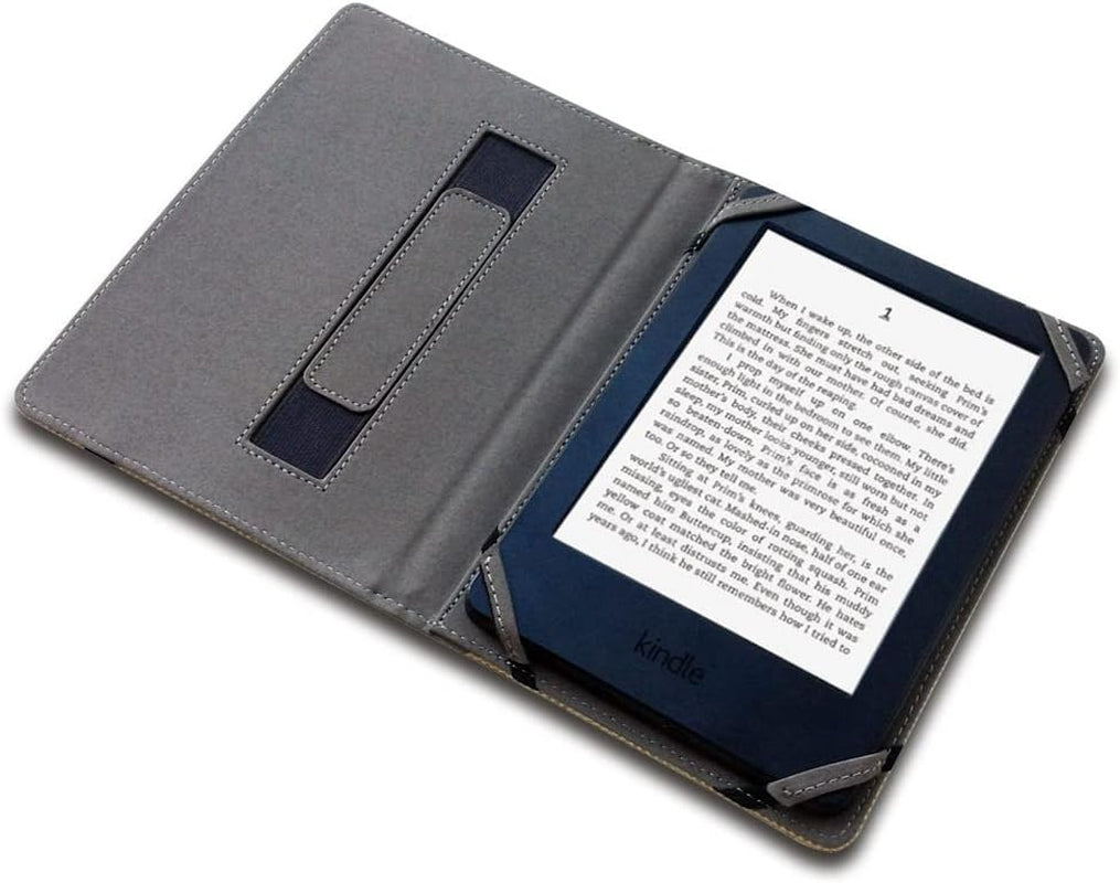 Natural Linen Case Cover for 6" Ebook Reader Universal Hemp Case Cover for Sony/Kobo/Tolino/Pocketbook 6Inch Ebook Reader (Aegean Blue)